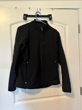 Women’s Artist Texas  state  Black Softshell Jacket